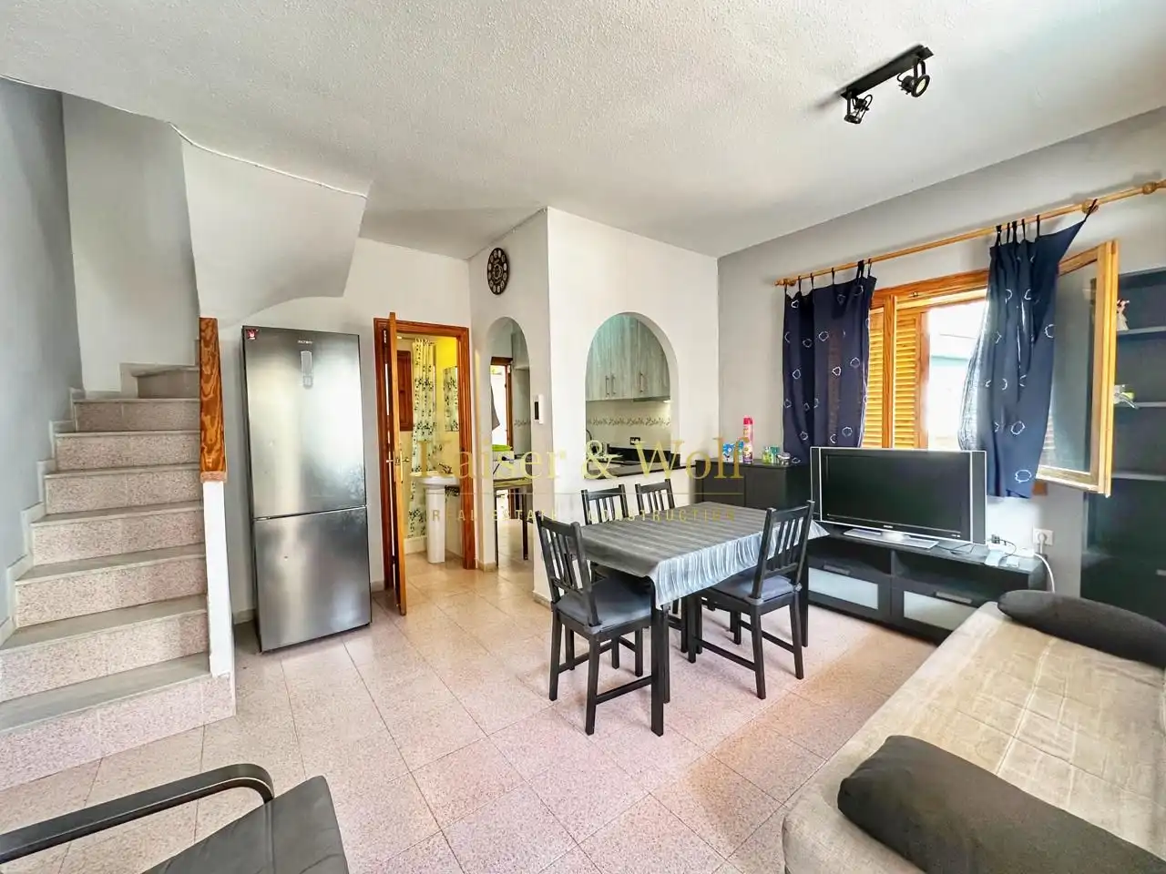 Cuina de Casa o xalet en venda en Santa Pola amb Aire condicionat, Terrassa i Moblat