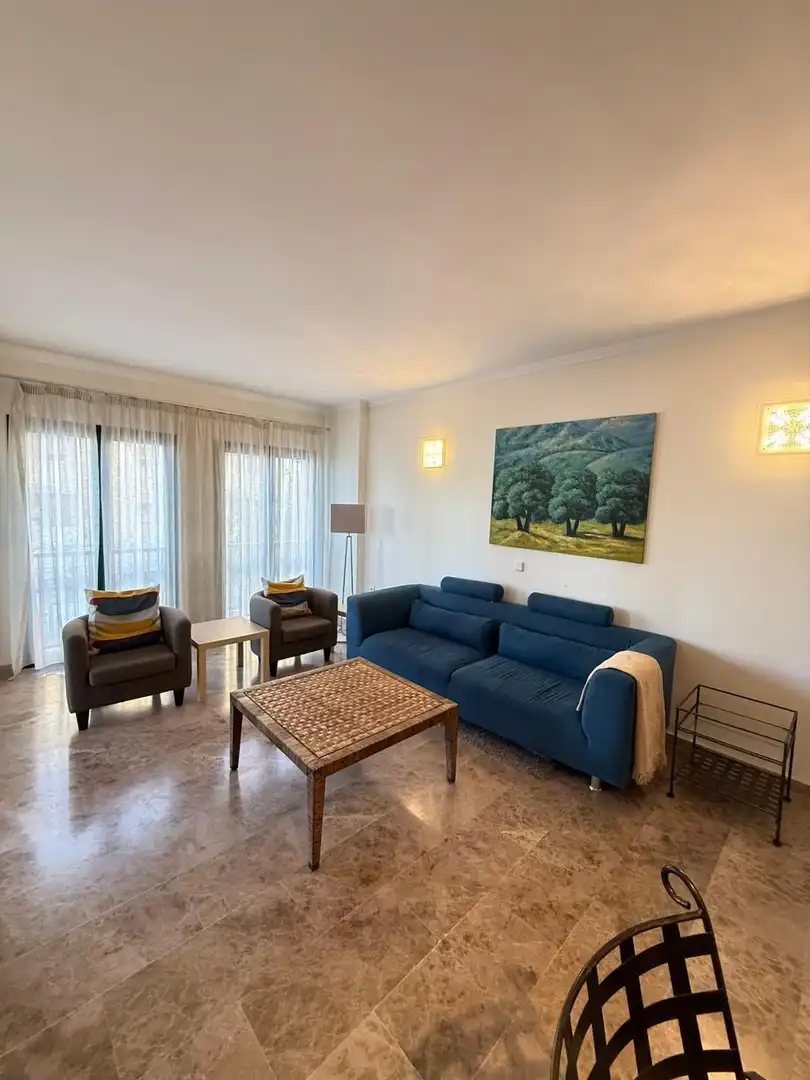 Sala de estar de Piso en venta en Marbella con Aire acondicionado y Terraza