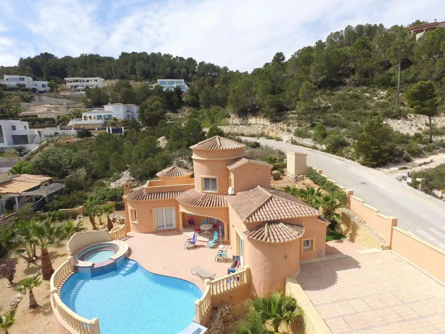 Vista exterior de Casa o xalet en venda en Jávea / Xàbia amb Calefacció, Jardí privat i Terrassa