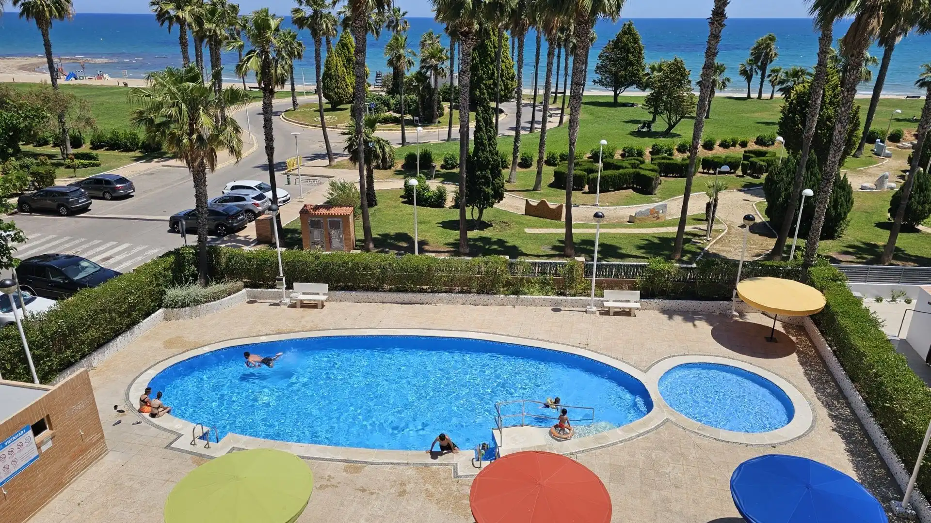 Swimming pool of Apartments for sale in Oropesa del Mar / Orpesa  with Air Conditioner, Heating and Terrace