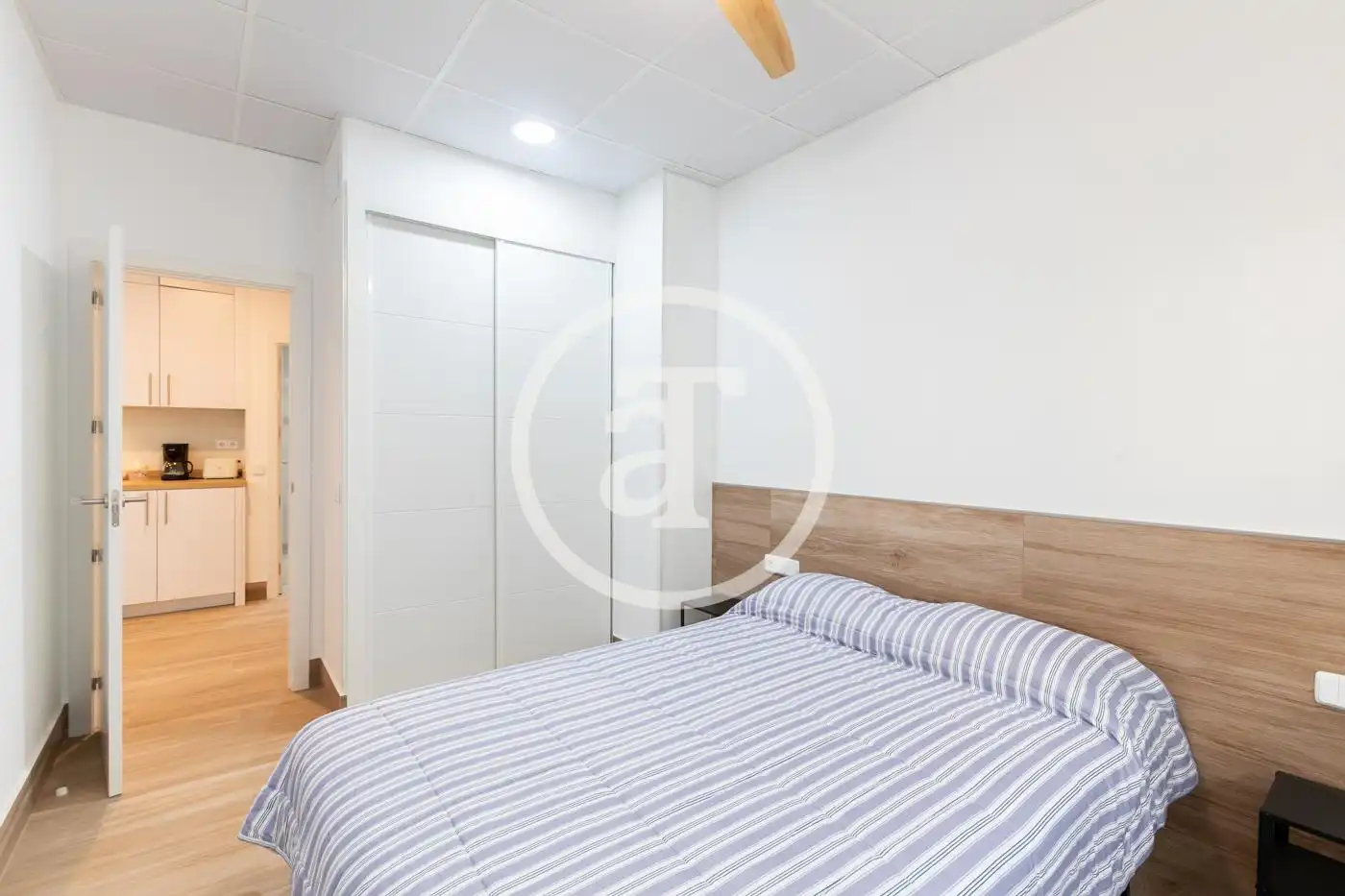 Bedroom of Flat for rent in Madrid  with Heating, Furnished and Oven