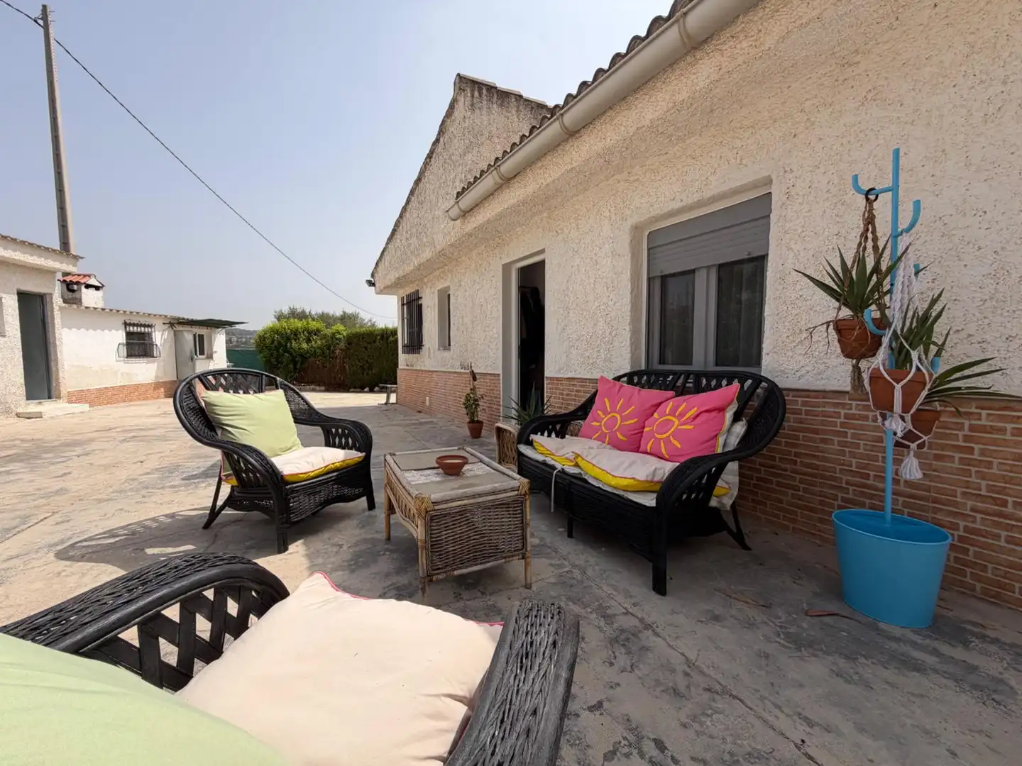 Terrassa de Casa o xalet en venda en Pedralba amb Aire condicionat, Jardí privat i Terrassa