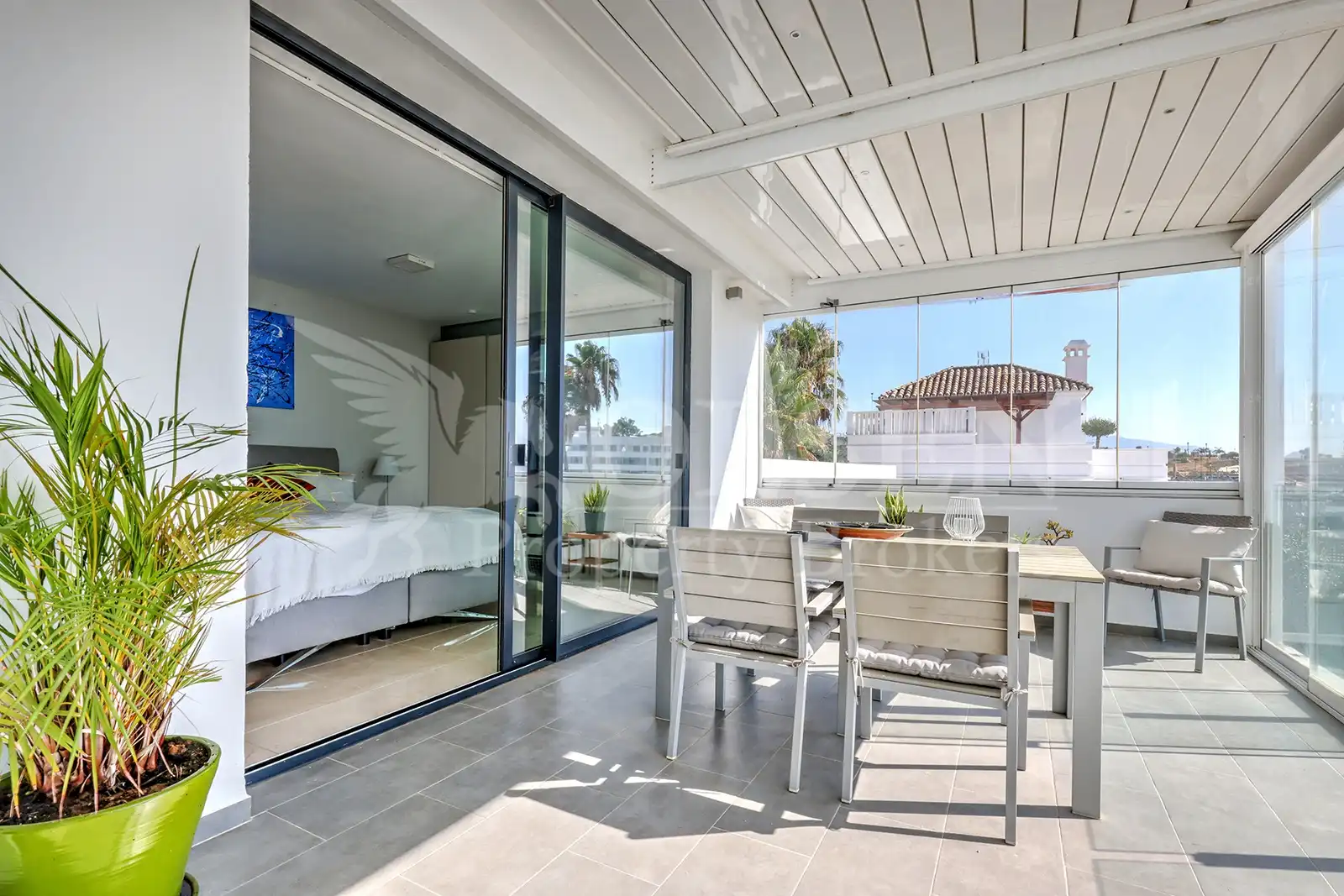 Terraza de Casa o chalet en venta en Estepona con Aire acondicionado, Calefacción y Jardín privado