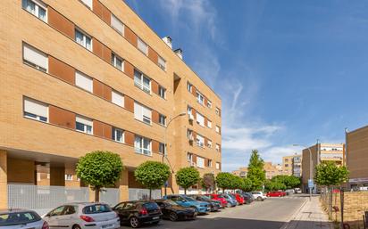Exterior view of Flat for sale in Tudela  with Heating, Parquet flooring and Furnished