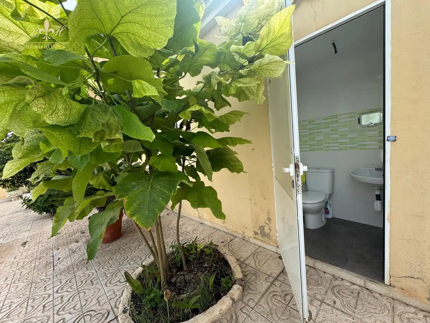 Garten von Einfamilien-Reihenhaus zum Verkauf in L'Alfàs del Pi mit Klimaanlage, Terrasse und Schwimmbad