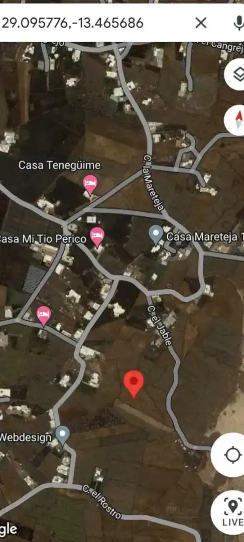 Vista exterior de Terreno en venta en Haría