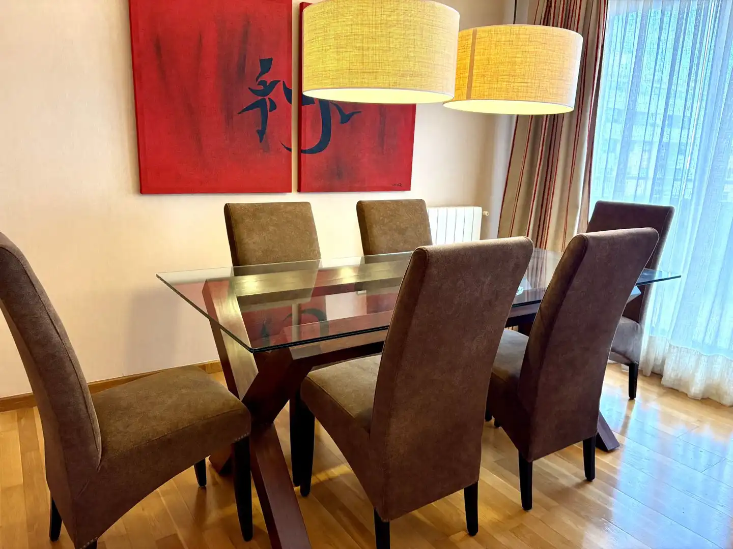 Dining room of Flat for rent in Castellón de la Plana / Castelló de la Plana  with Air Conditioner, Heating and Terrace