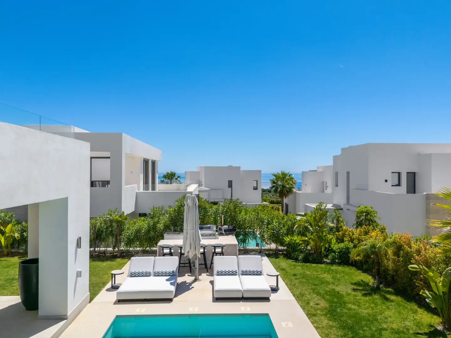 Terrassa de Casa o xalet en venda en Rïo Real - Los Monteros
