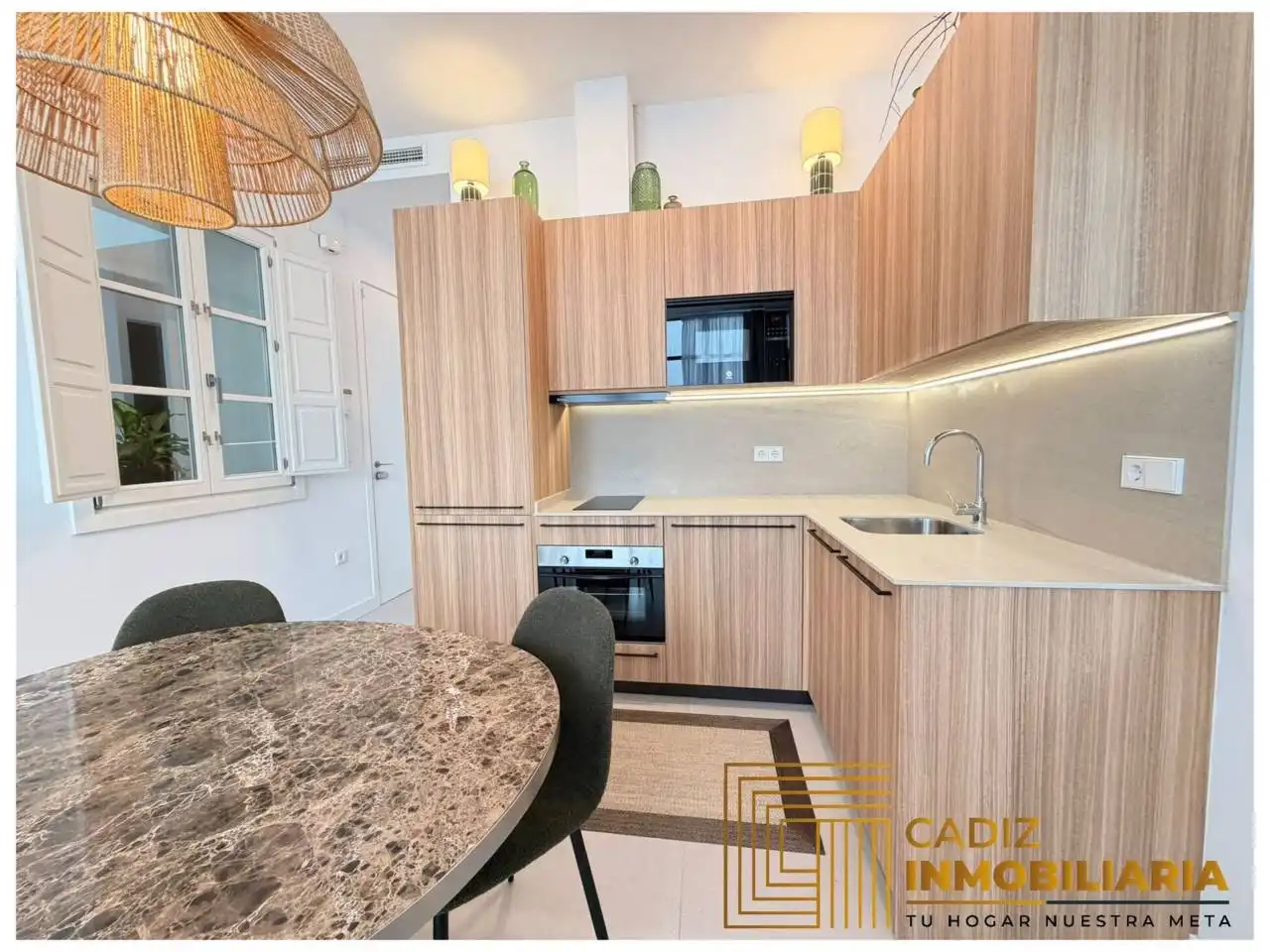 Kitchen of Flat for sale in Cádiz  with Air Conditioner and Furnished