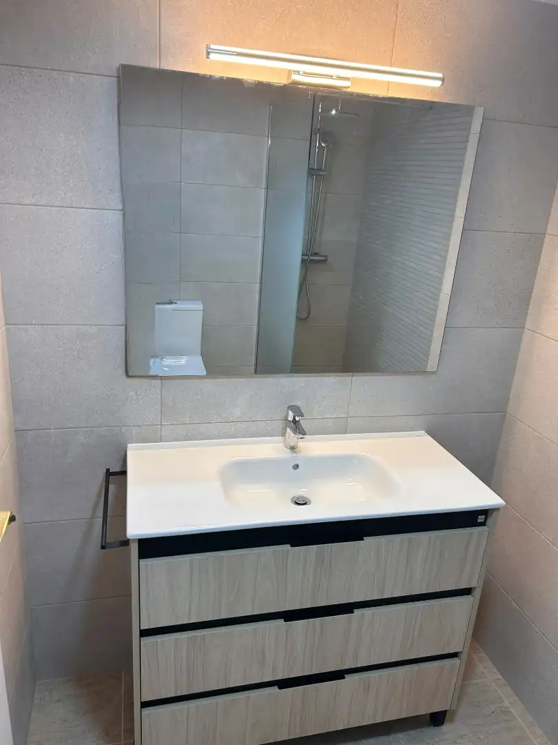 Badezimmer von Wohnung zur Miete in Mollet del Vallès mit Heizung, Balkon und Alarm