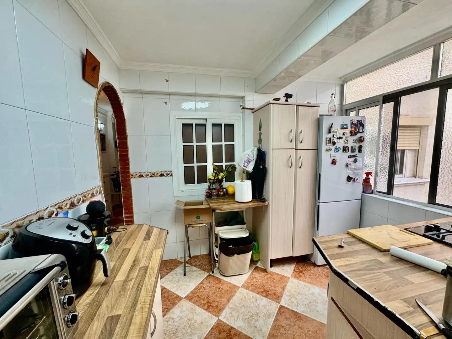 Kitchen of Flat for sale in Málaga  with Air Conditioner