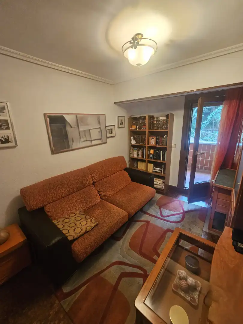 Sala de estar de Piso en venta en Galdakao con Terraza y Amueblado