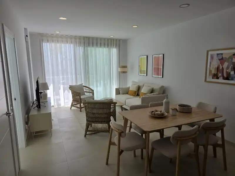 Living room of Houses for rent in Nerja  with Air Conditioner, Heating and Private garden