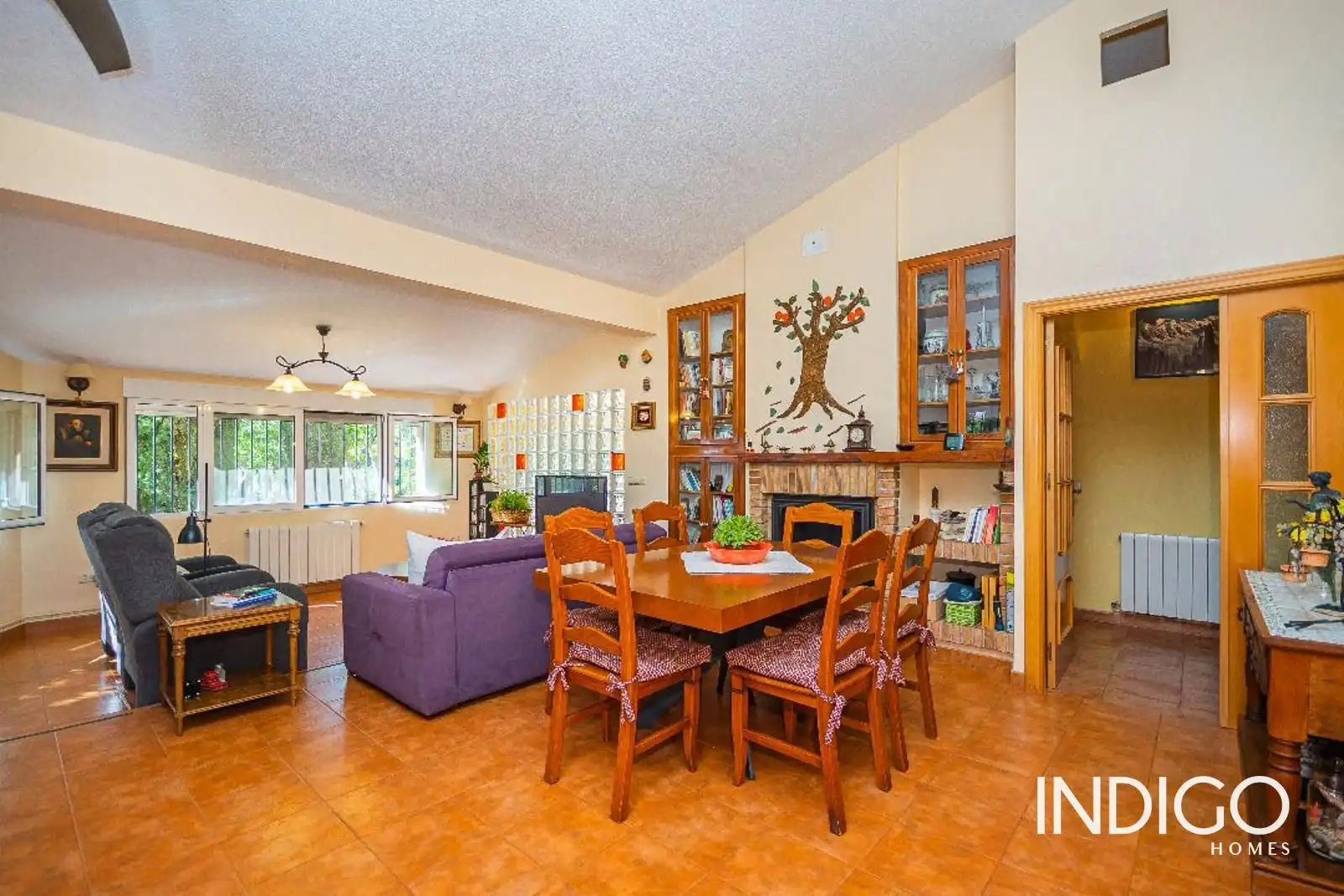 Dining room of Houses for sale in San Vicente del Raspeig / Sant Vicent del Raspeig  with Air Conditioner, Heating and Terrace