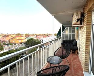 Balcony of Flat to rent in  Valencia Capital  with Terrace