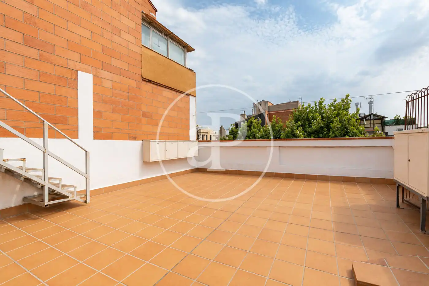 Terrace of Flat for rent in Barcelona  with Air Conditioner, Heating and Furnished