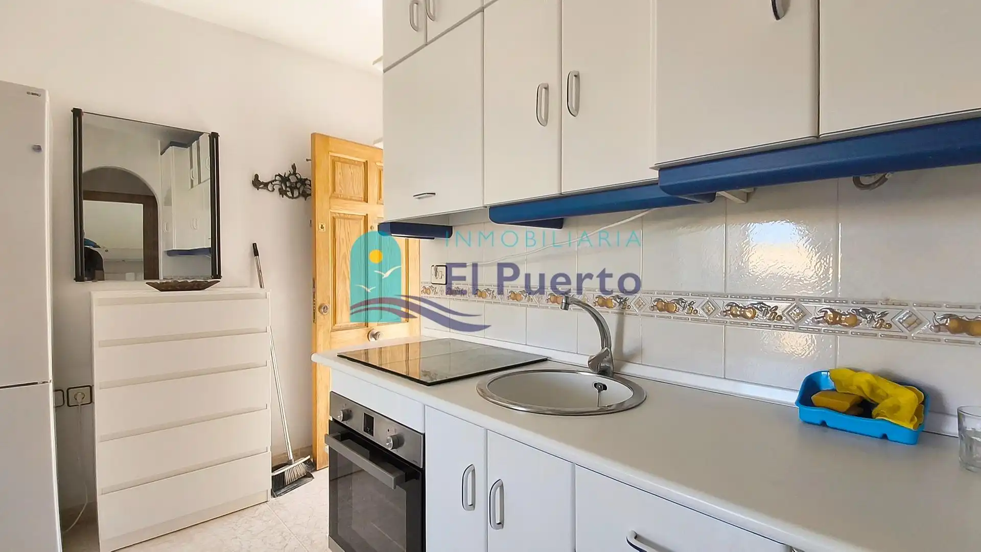Cocina de Apartamento en venta en Mazarrón con Terraza, Amueblado y Alarma