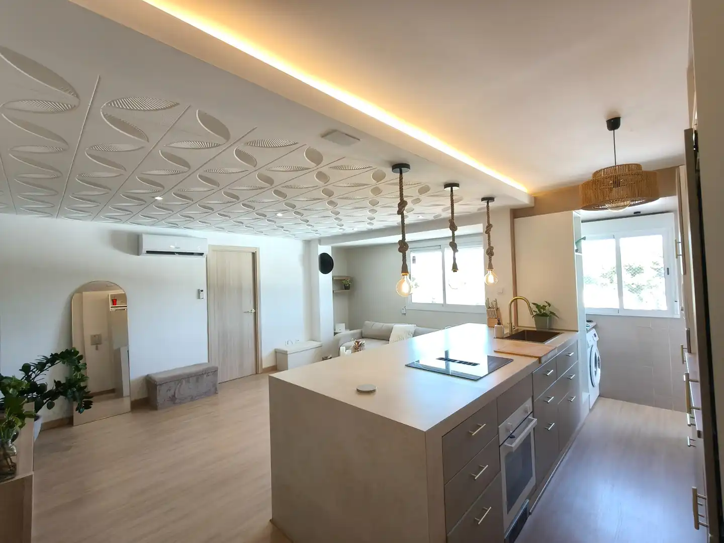 Kitchen of Flat for sale in Alborache  with Balcony