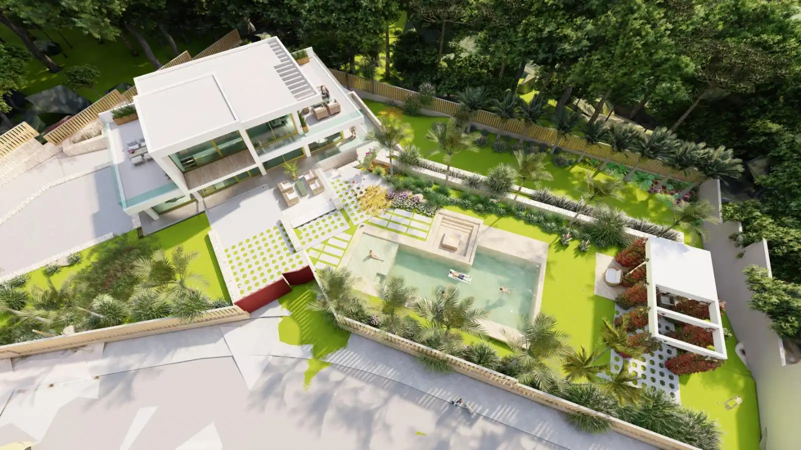 Swimming pool of Houses for sale in Benidorm  with Air Conditioner, Private garden and Terrace