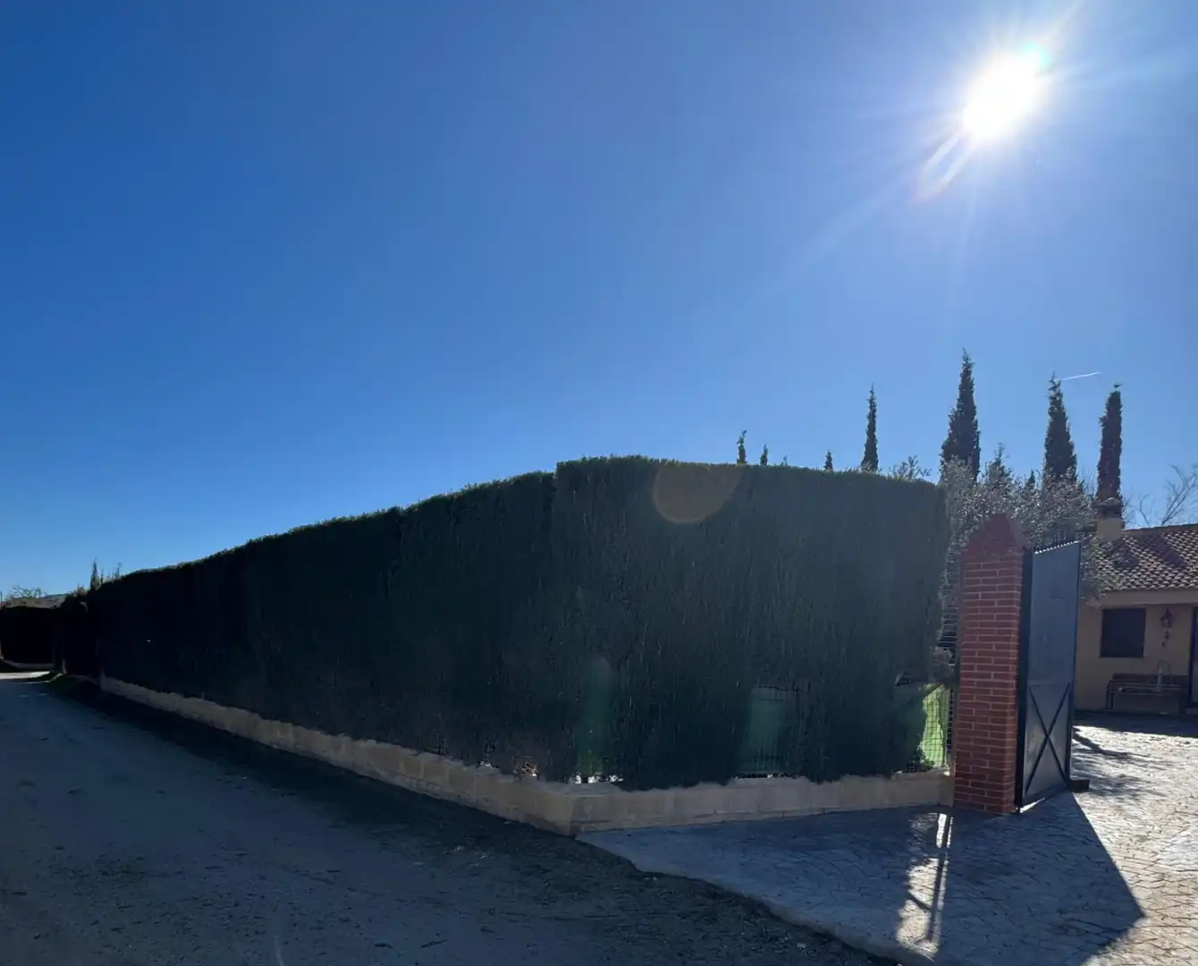 Vista exterior de Finca rústica en venta en Antequera con Aire acondicionado, Jardín privado y Terraza
