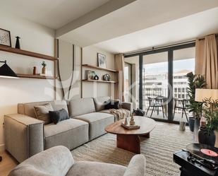 Living room of Apartment to rent in  Barcelona Capital  with Air Conditioner, Heating and Furnished