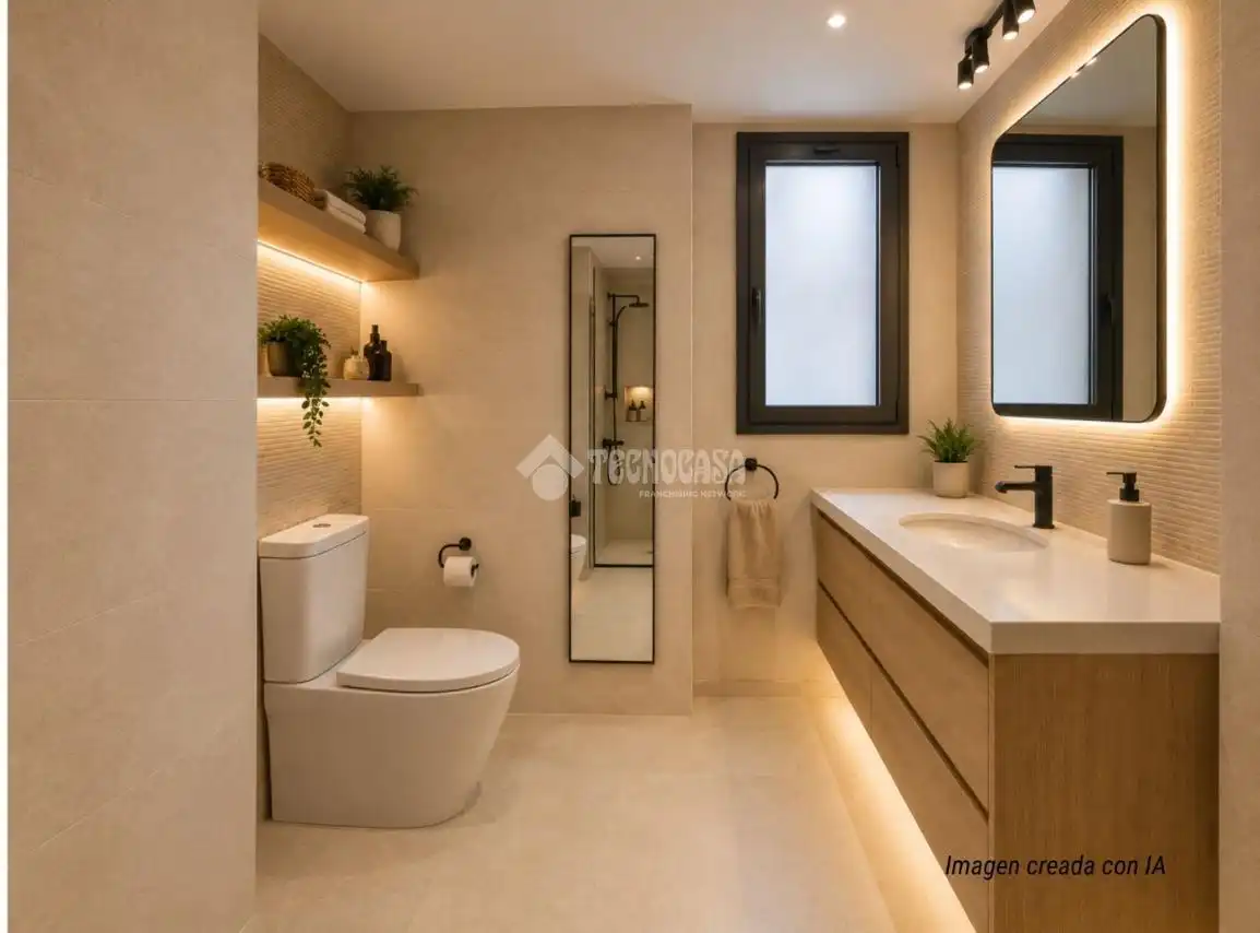 Bathroom of Flat for sale in Madrid  with Air Conditioner, Heating and Storage room