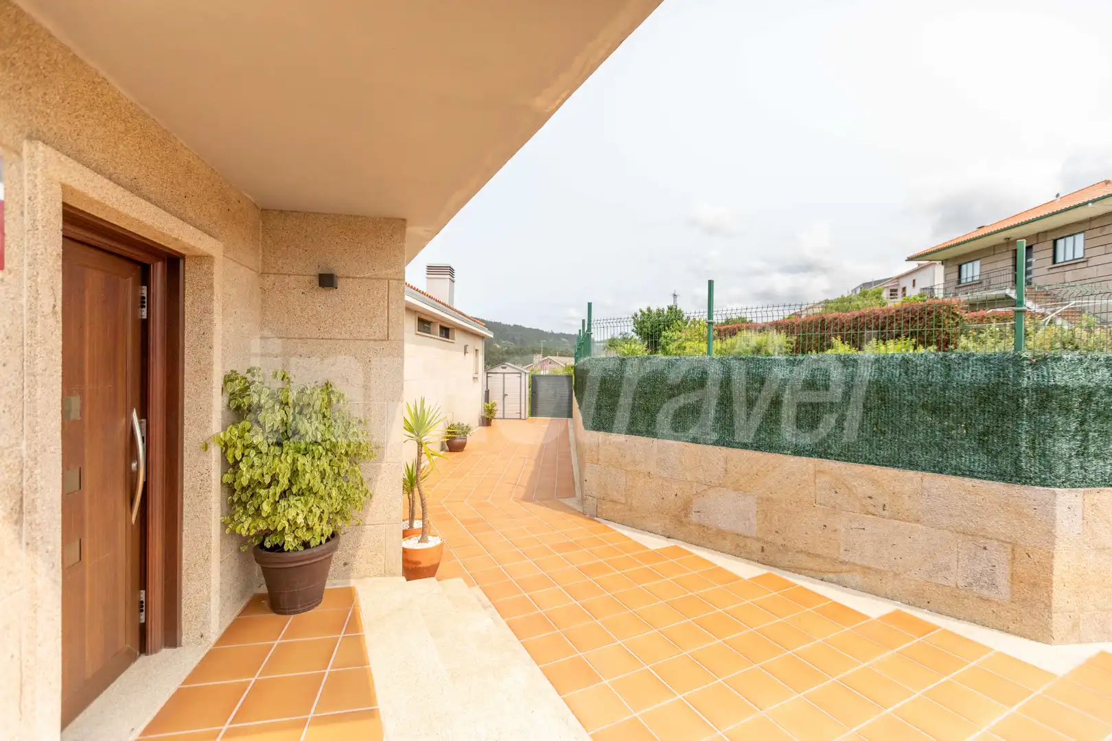 Terraza de Casa o chalet en venta en Sanxenxo con Calefacción, Jardín privado y Parquet