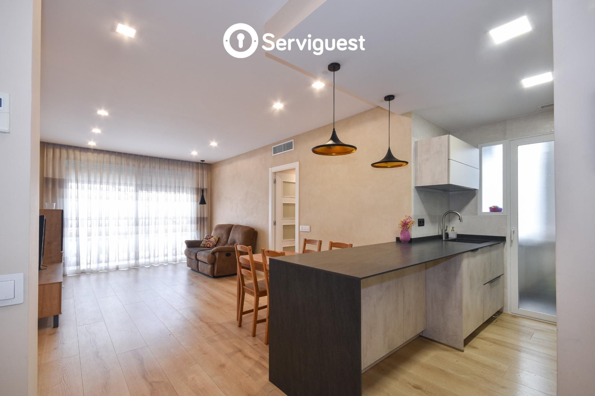 Kitchen of Flat to rent in  Barcelona Capital  with Heating, Terrace and Balcony