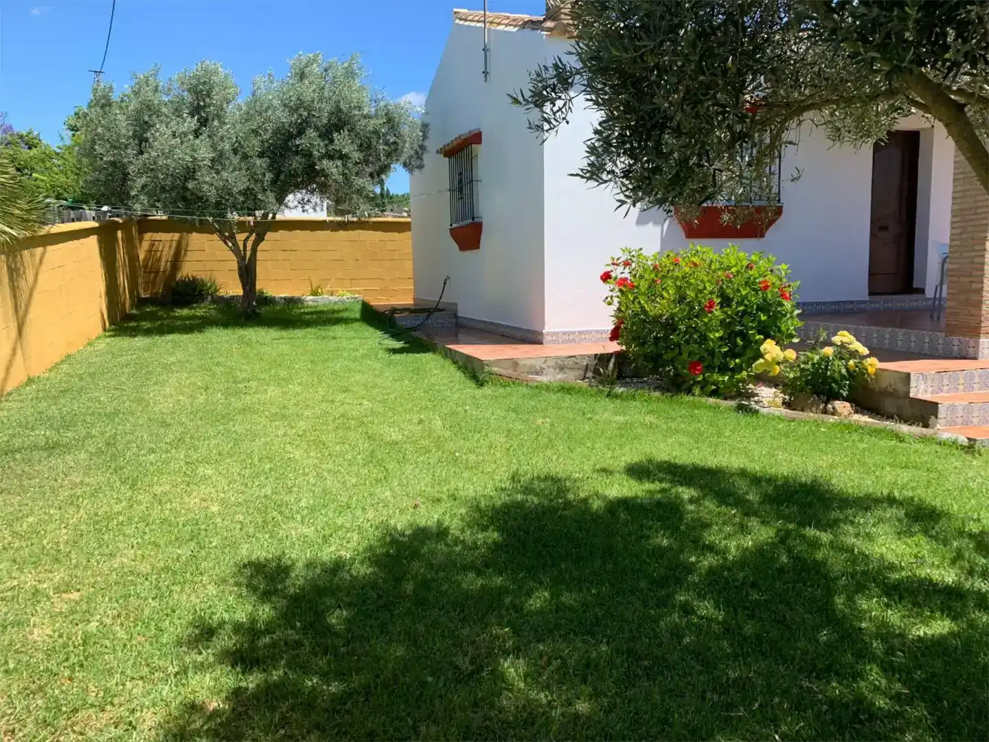 Jardí de Casa o xalet de lloguer en Conil de la Frontera amb Piscina