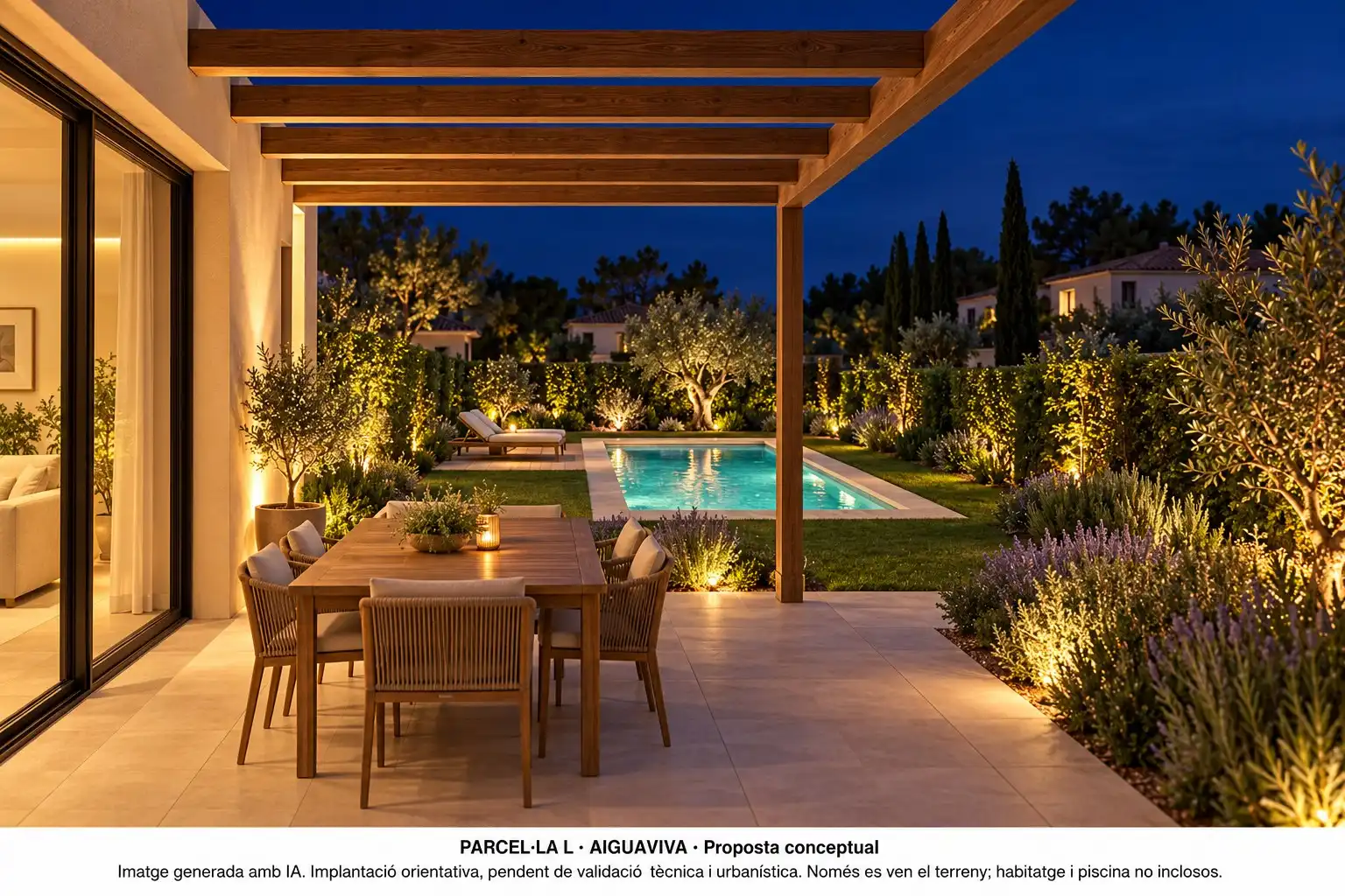 Terraza de Residencial en venta en Aiguaviva, Girona