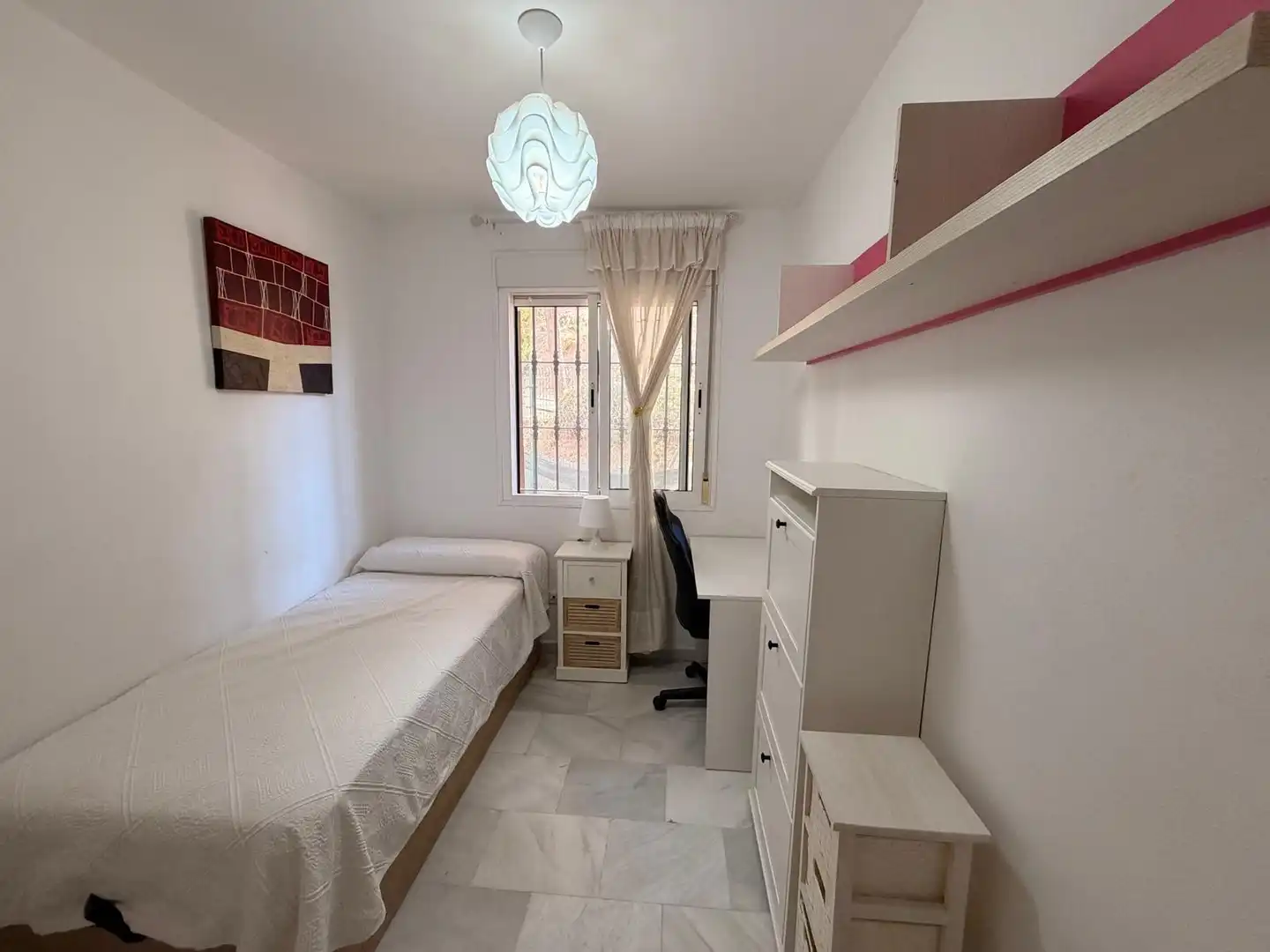 Bedroom of Flat for rent in Benalmádena  with Air Conditioner, Heating and Private garden