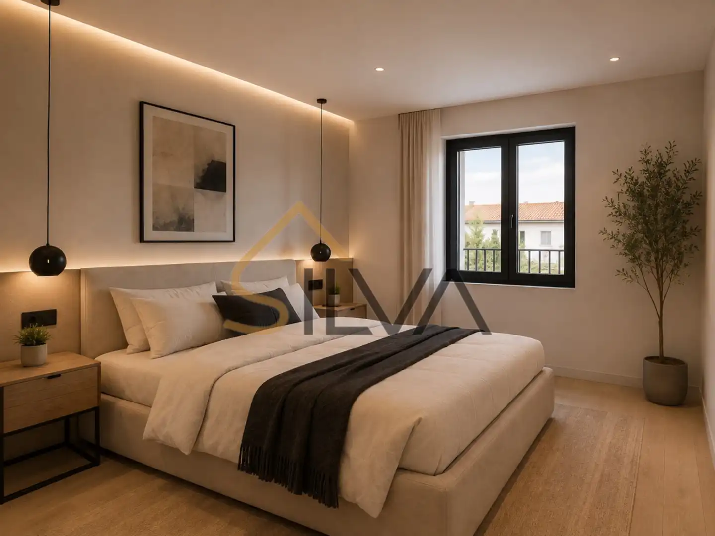 Dormitori de Casa o xalet en venda en Outeiro de Rei amb Calefacció, Jardí privat i Terrassa