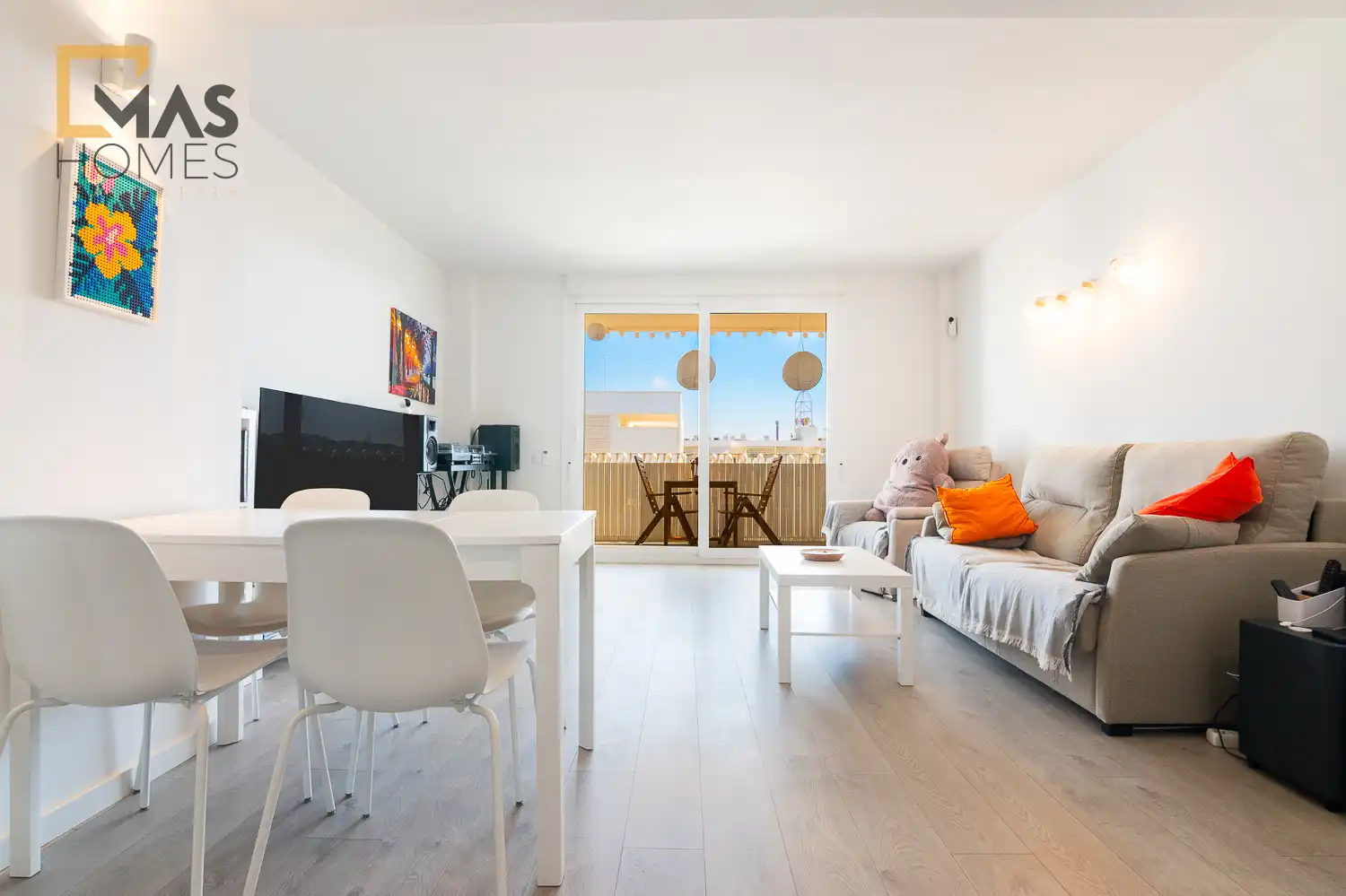 Sala de estar de Ático en venta en Salou con Aire acondicionado, Calefacción y Jardín privado