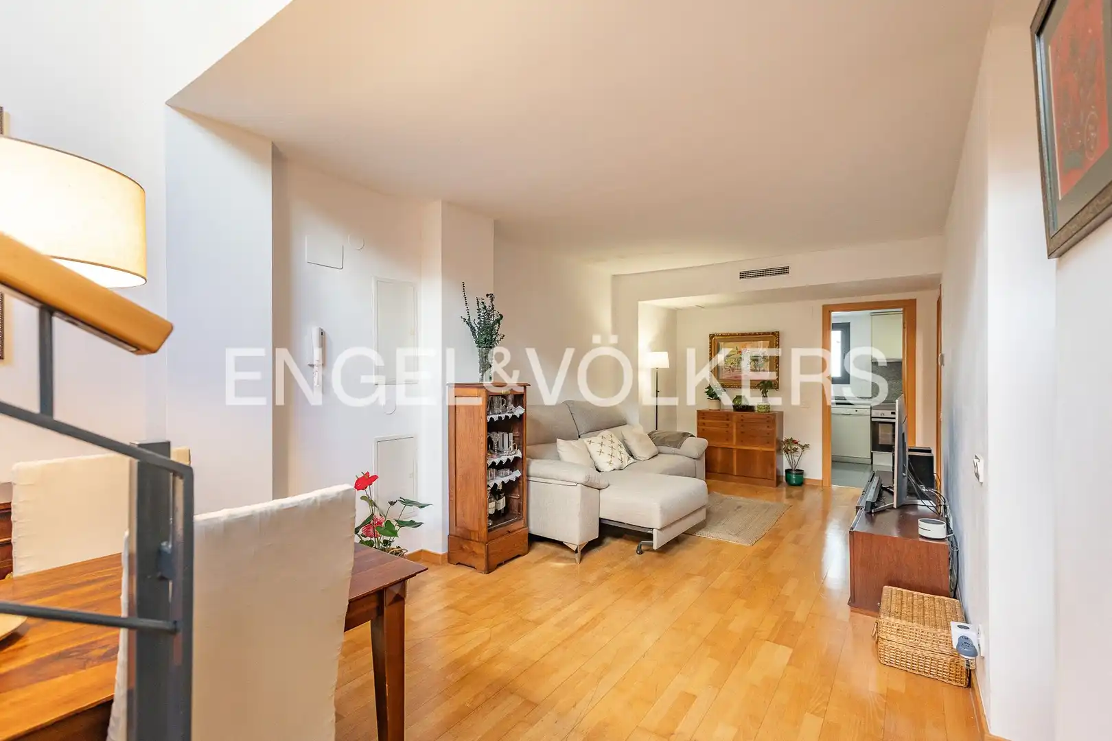 Sala de estar de Piso en venta en Barcelona con Aire acondicionado, Calefacción y Parquet