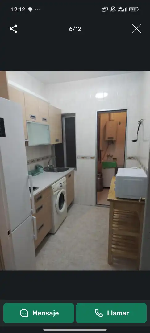 Cuina de Pis de lloguer en Granada amb Moblat