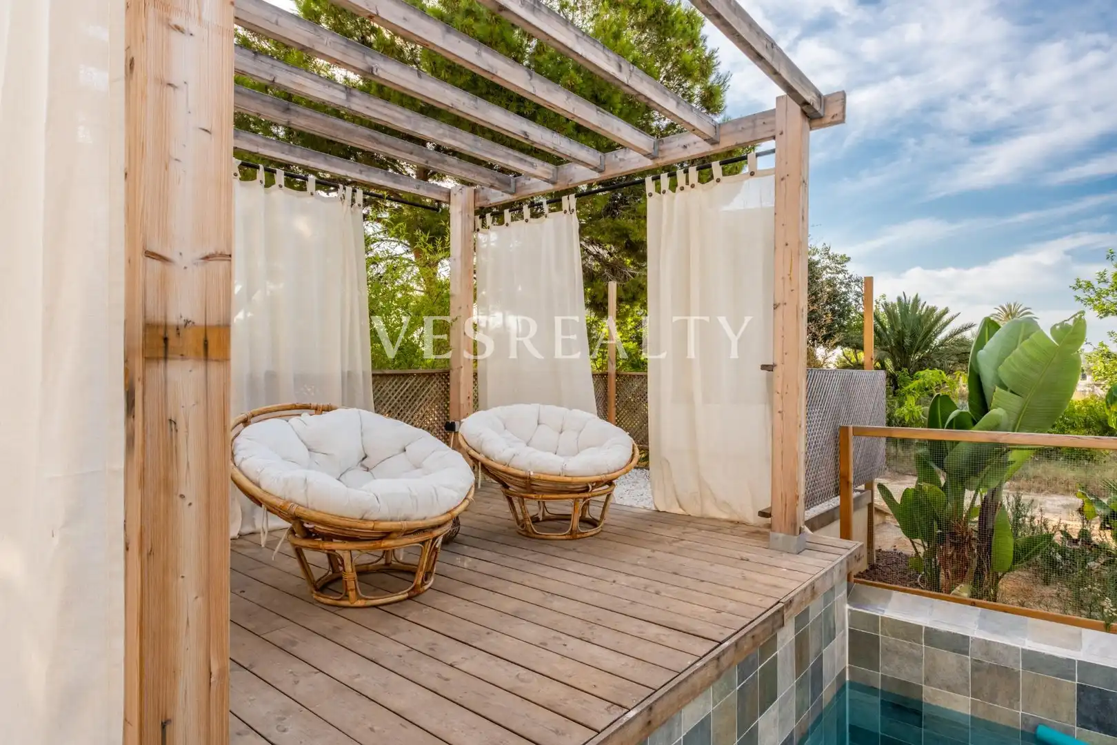 Terraza de Casa o chalet de alquiler en Alicante / Alacant con Aire acondicionado, Calefacción y Terraza