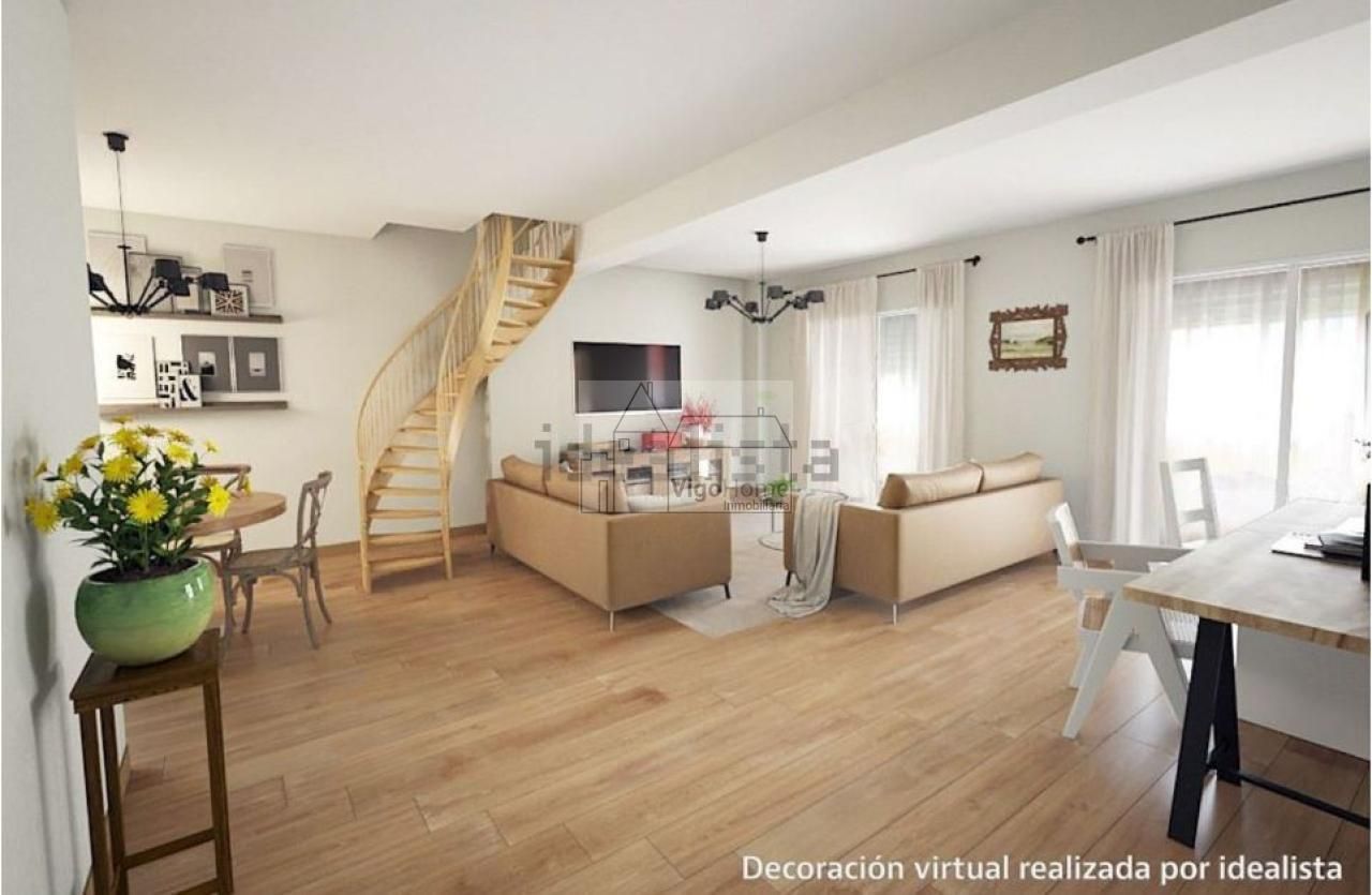 Living room of House or chalet for sale in Vigo   with Heating, Private garden and Furnished