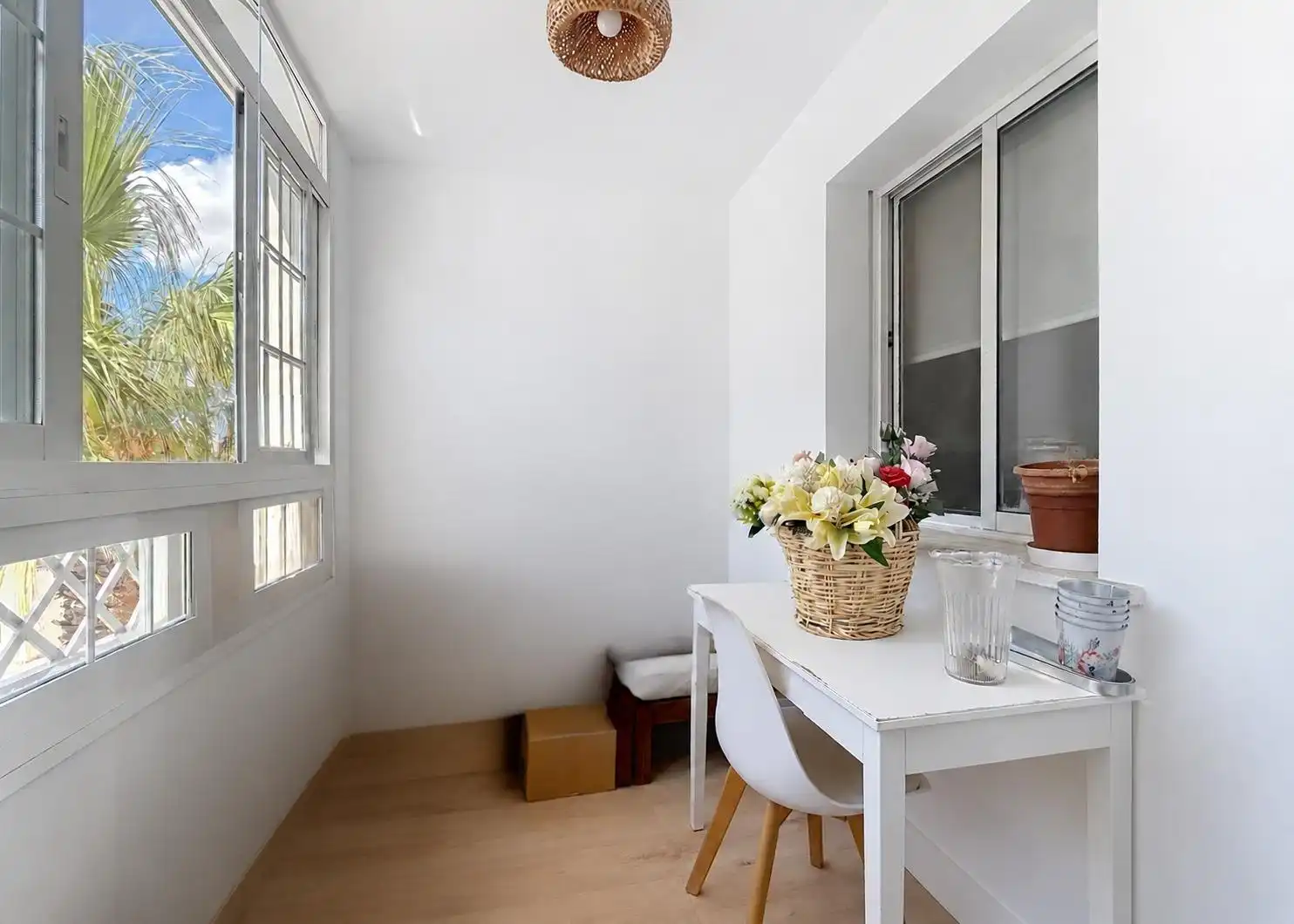 Terraza de Piso de alquiler en Málaga con Aire acondicionado, Terraza y Amueblado