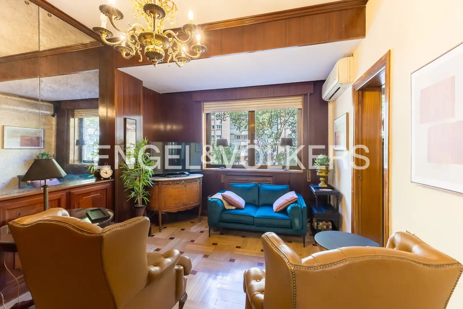 Sala d'estar de Pis de lloguer en Retiro