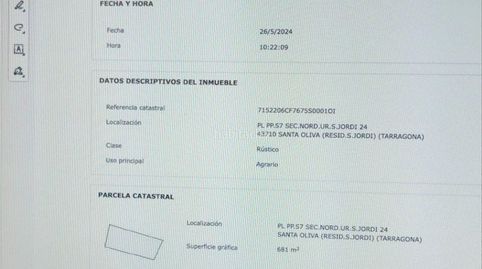 Terreno venta, urb. s. jordi, sta oliva (vendrell), imatge 3