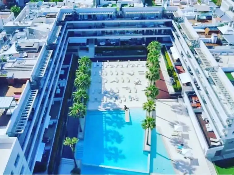 Swimming pool of Flat for rent in Eivissa  with Air Conditioner, Terrace and Furnished