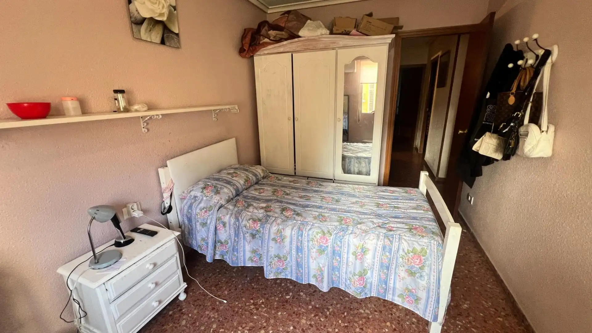 Schlafzimmer von Wohnung zum Verkauf in Burriana / Borriana mit Klimaanlage, Heizung und Abstellraum