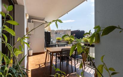 Terrace of Flat for sale in Terrassa  with Parquet flooring, Terrace and Balcony