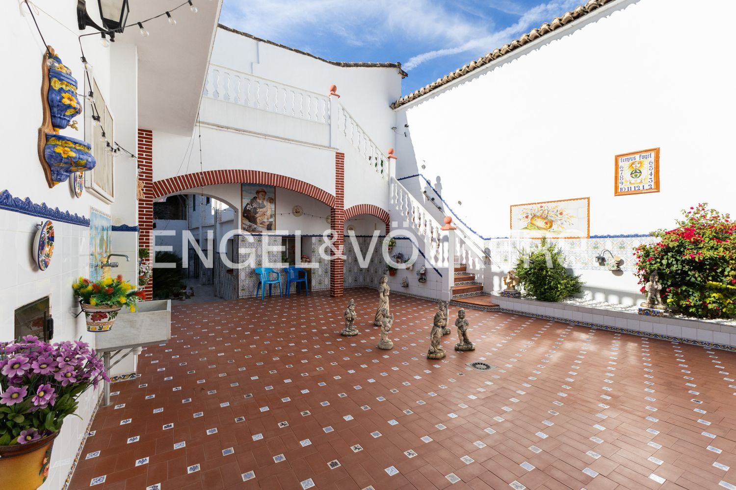 Terrassa de Casa o xalet en venda en Villanueva de Castellón amb Calefacció i Jardí privat