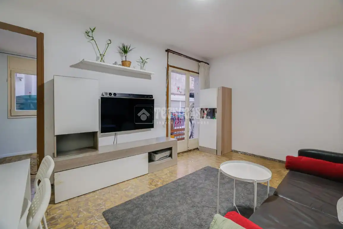 Sala de estar de Piso en venta en Barcelona con Balcón