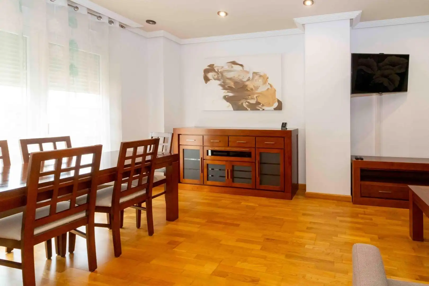 Comedor de Piso en venta en Badajoz con Calefacción, Parquet y Trastero