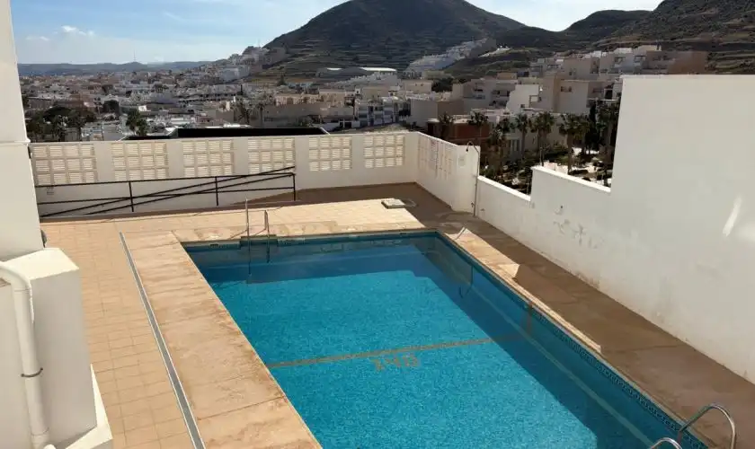 Swimming pool of Flat for sale in Carboneras  with Air Conditioner, Terrace and Storage room