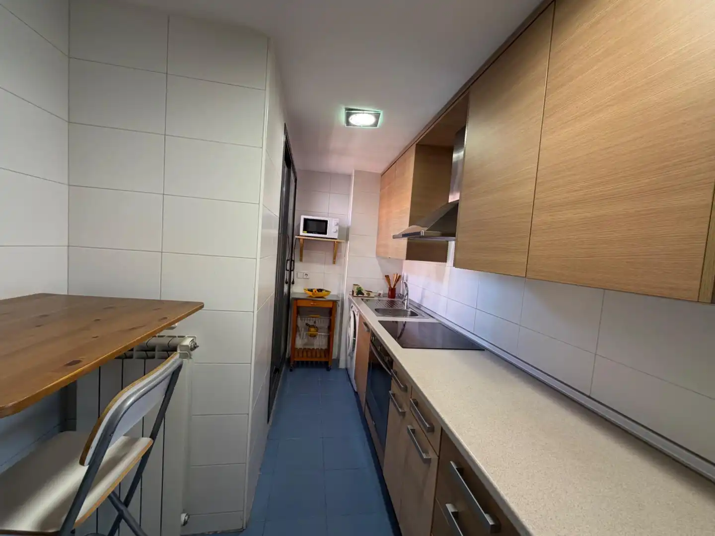 Cocina de Piso de alquiler en Madrid con Calefacción, Parquet y Amueblado