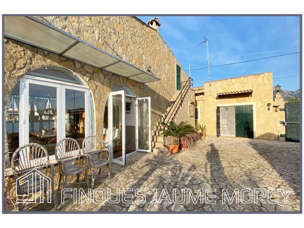 Vista exterior de Finca rústica en venta en Inca con Jardín privado, Terraza y Amueblado