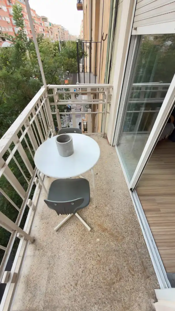 Terraza de Piso de alquiler en Granada con Aire acondicionado, Amueblado y Lavadora